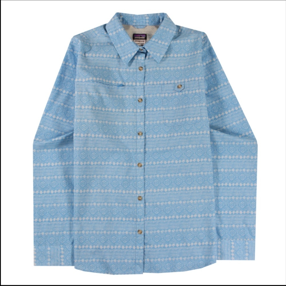 Patagonia- island hopper diamond shirt